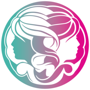 Creatrix double female head logo